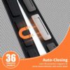 Magnetic Screen Door - Black, 60cm (W) x 210cm (H): image 3
