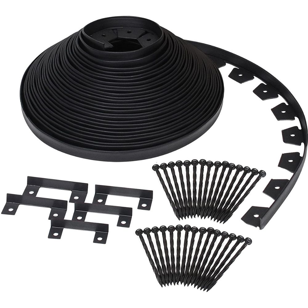 Black Plastic Garden Edging (10cm Face Height): image 3