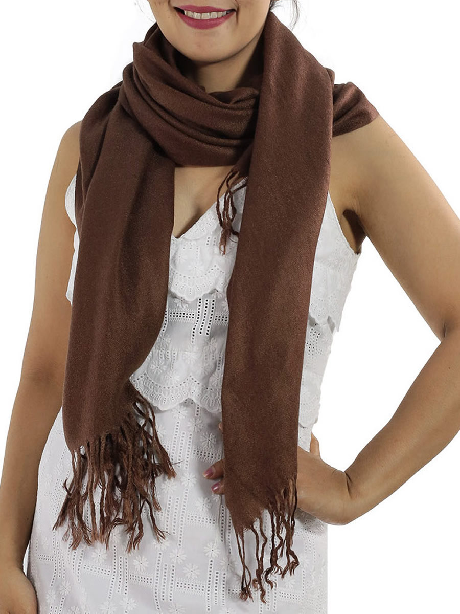 Pashmina Scarf, Brown