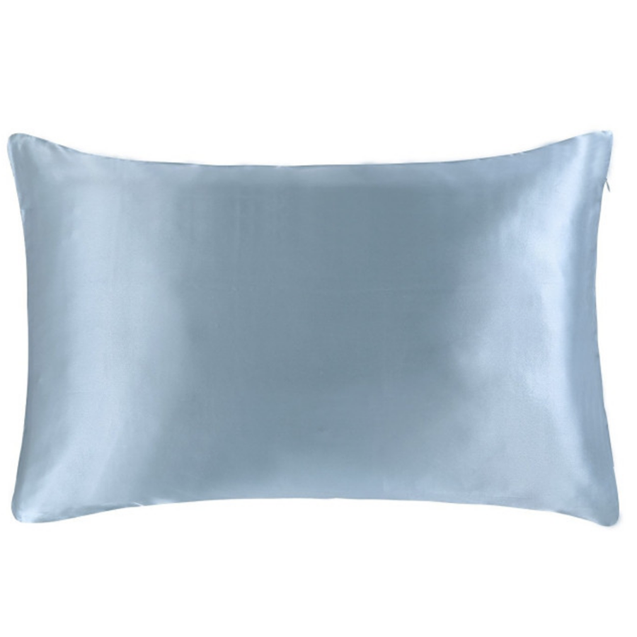 Silk Pillowcase, Light Blue